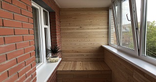 Отделка, остекление, утепление балконов в Дедовске от 205 руб. м/2.
