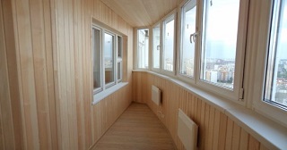 Внутренняя отделка лоджии Дедовск, цена от 205 руб. м2